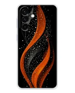 Чехол для Samsung Galaxy A17 с картинкой «Огненная звездная волна»