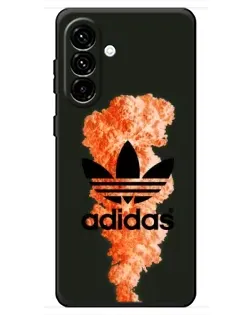 Чохол для Samsung Galaxy A18 4G з картинкою «Помаранчевий дим Adidas» Чохол для Samsung Galaxy A18 4G з картинкою «Помаранчевий дим Adidas»