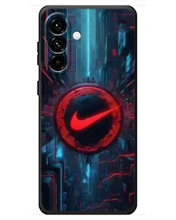 Чохол для Samsung Galaxy A18 4G з картинкою «Техногенний стиль Nike» Чохол для Samsung Galaxy A18 4G з картинкою «Техногенний стиль Nike»