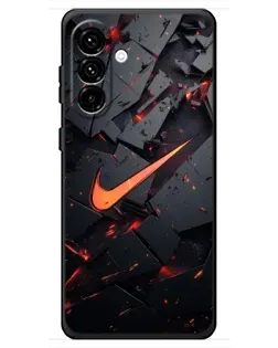 Чохол для Samsung Galaxy A18 4G з картинкою «Nike — ефект розломів» Чохол для Samsung Galaxy A18 4G з картинкою «Nike — ефект розломів»
