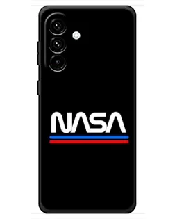 Чохол для Samsung Galaxy A18 4G з картинкою «NASA — класика Red Blue» Чохол для Samsung Galaxy A18 4G з картинкою «NASA — класика Red Blue»