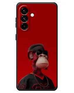 Чохол для Samsung Galaxy A18 4G з картинкою «Bored Ape в червоному» Чохол для Samsung Galaxy A18 4G з картинкою «Bored Ape в червоному»