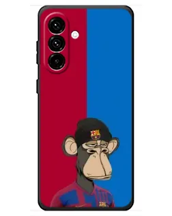 Чехол для Samsung Galaxy A18 4G с картинкой «Bored Ape — фанат Барсы» Чехол для Samsung Galaxy A18 4G с картинкой «Bored Ape — фанат Барсы»