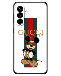 Чохол для Samsung Galaxy A18 4G з картинкою «Міккі Маус Gucci — смуги»