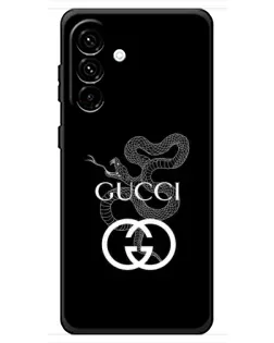 Чохол для Samsung Galaxy A18 4G з картинкою «Gucci — срібна змія»