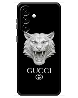 Чохол для Samsung Galaxy A18 4G з картинкою «Gucci — срібний лев»