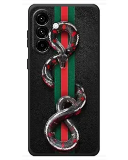 Чохол для Samsung Galaxy A18 4G з картинкою «Gucci — змія на смузі»