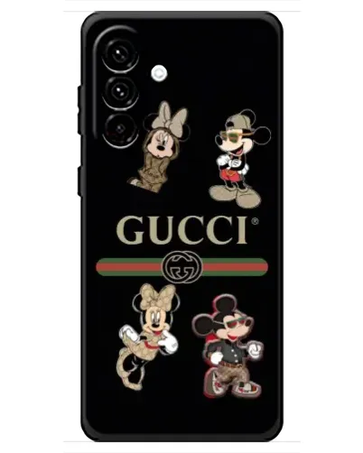 Чехол для Samsung Galaxy A18 4G с картинкой «Gucci — герои Disney и монограмма» Чехол для Samsung Galaxy A18 4G с картинкой «Gucci — герои Disney и монограмма»