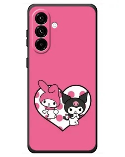 Чохол для Samsung Galaxy A18 4G з картинкою «Kuromi та My Melody» Чохол для Samsung Galaxy A18 4G з картинкою «Kuromi та My Melody»