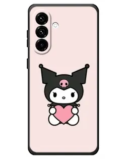 Чохол для Samsung Galaxy A18 4G з картинкою «Kuromi та серце» Чохол для Samsung Galaxy A18 4G з картинкою «Kuromi та серце»