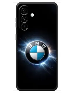 Чохол для Samsung Galaxy A18 4G з картинкою «BMW — неонове сяйво»