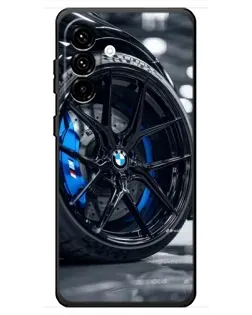 Чехол для Samsung Galaxy A18 4G с картинкой «Колесо BMW вблизи» Чехол для Samsung Galaxy A18 4G с картинкой «Колесо BMW вблизи»