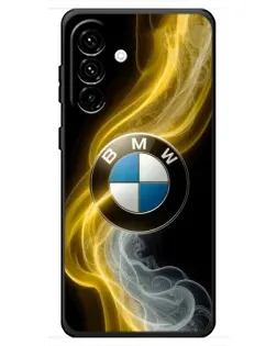 Чехол для Samsung Galaxy A18 4G с картинкой «Золотистый дым BMW» Чехол для Samsung Galaxy A18 4G с картинкой «Золотистый дым BMW»
