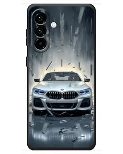 Чехол для Samsung Galaxy A18 4G с картинкой «BMW в свете фар» Чехол для Samsung Galaxy A18 4G с картинкой «BMW в свете фар»