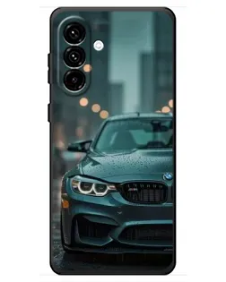 Чехол для Samsung Galaxy A18 4G с картинкой «BMW в огнях города» Чехол для Samsung Galaxy A18 4G с картинкой «BMW в огнях города»