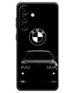 Чехол для Samsung Galaxy A18 4G с картинкой «BMW — взгляд из темноты» Чехол для Samsung Galaxy A18 4G с картинкой «BMW — взгляд из темноты»