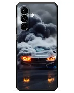 Чехол для Samsung Galaxy A18 4G с картинкой «BMW в дыму» Чехол для Samsung Galaxy A18 4G с картинкой «BMW в дыму»