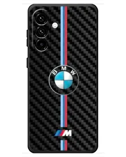 Чехол для Samsung Galaxy A18 4G с картинкой «Эмблема BMW и карбон» Чехол для Samsung Galaxy A18 4G с картинкой «Эмблема BMW и карбон»