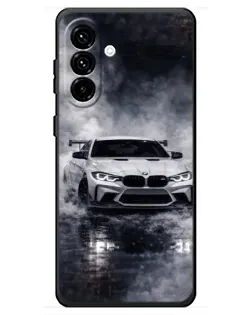 Чехол для Samsung Galaxy A18 4G с картинкой «BMW сквозь туман» Чехол для Samsung Galaxy A18 4G с картинкой «BMW сквозь туман»