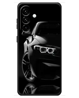 Чехол для Samsung Galaxy A18 4G с картинкой «Черная BMW — профиль» Чехол для Samsung Galaxy A18 4G с картинкой «Черная BMW — профиль»