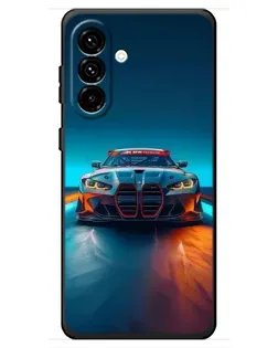 Чехол для Samsung Galaxy A18 4G с картинкой «BMW — огни неона» Чехол для Samsung Galaxy A18 4G с картинкой «BMW — огни неона»