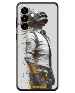 Чехол для Samsung Galaxy A18 4G с картинкой «PUBG — боец в пыли»
