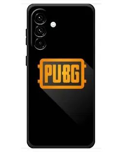 Чехол для Samsung Galaxy A18 4G с картинкой «PUBG — рамка лого»