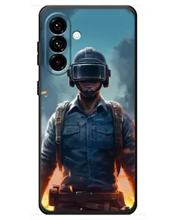 Чехол для Samsung Galaxy A18 4G с картинкой «PUBG — реалистичный герой»