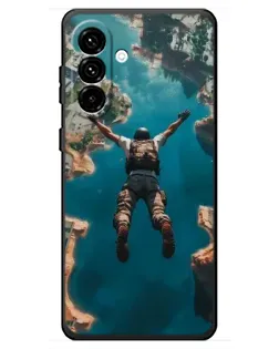 Чехол для Samsung Galaxy A18 4G с картинкой «PUBG — свободное падение»
