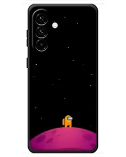 Чехол для Samsung Galaxy A18 4G с картинкой «Одинокий герой на планете»