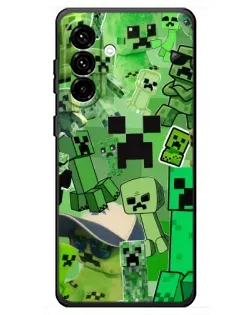Чехол для Samsung Galaxy A18 4G с картинкой «Криперы Minecraft» Чехол для Samsung Galaxy A18 4G с картинкой «Криперы Minecraft»