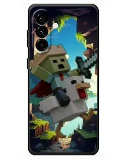 Чехол для Samsung Galaxy A18 4G с картинкой «Стив и гусь» Чехол для Samsung Galaxy A18 4G с картинкой «Стив и гусь»