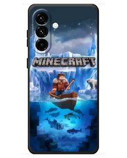 Чехол для Samsung Galaxy A18 4G с картинкой «Minecraft ледяной мир» Чехол для Samsung Galaxy A18 4G с картинкой «Minecraft ледяной мир»