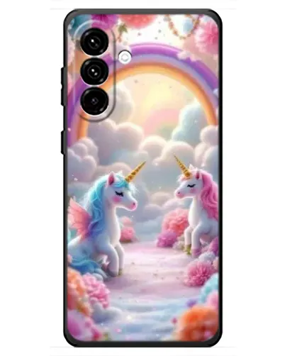 Чехол для Samsung Galaxy A18 4G с картинкой «Радуга и единороги» Чехол для Samsung Galaxy A18 4G с картинкой «Радуга и единороги»