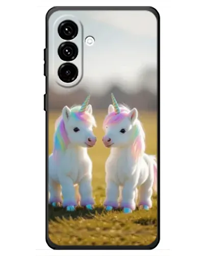 Чехол для Samsung Galaxy A18 4G с картинкой «Пара единорогов» Чехол для Samsung Galaxy A18 4G с картинкой «Пара единорогов»