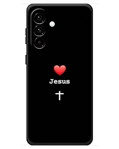 Чехол для Samsung Galaxy A18 4G с картинкой «Сердце - Jesus» Чехол для Samsung Galaxy A18 4G с картинкой «Сердце - Jesus»