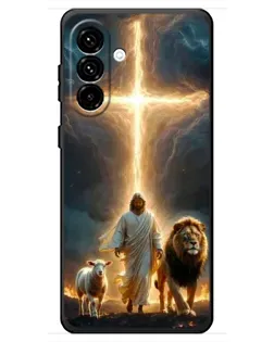 Чехол для Samsung Galaxy A18 4G с картинкой «Лев Иуды и Свет»