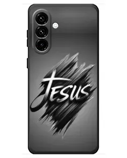 Чехол для Samsung Galaxy A18 4G с картинкой «Надпись Jesus Graffiti»