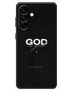 Чехол для Samsung Galaxy A18 4G с картинкой «GOD — Бог над всем»