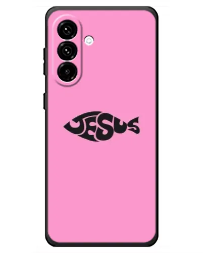 Чехол для Samsung Galaxy A18 4G с картинкой «Розовый символ Jesus» Чехол для Samsung Galaxy A18 4G с картинкой «Розовый символ Jesus»