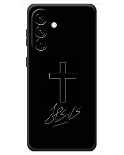 Чохол для Samsung Galaxy A18 4G з картинкою «Графічний хрест Jesus»