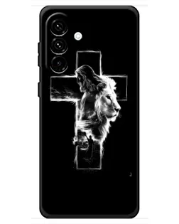 Чохол для Samsung Galaxy A18 4G з картинкою «Сяючий хрест Jesus»