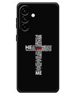 Чохол для Samsung Galaxy A18 4G з картинкою «Текстовий хрест»