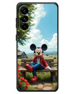 Чохол для Samsung Galaxy A18 4G з картинкою «Міккі на лавці» Чохол для Samsung Galaxy A18 4G з картинкою «Міккі на лавці»