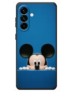 Чехол для Samsung Galaxy A18 4G с картинкой «Микки выглядывает» Чехол для Samsung Galaxy A18 4G с картинкой «Микки выглядывает»
