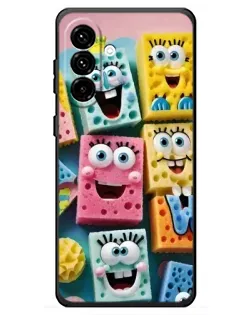 Чехол для Samsung Galaxy A18 4G с картинкой «Цветные губки» Чехол для Samsung Galaxy A18 4G с картинкой «Цветные губки»