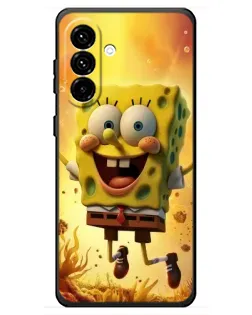 Чохол для Samsung Galaxy A18 4G з картинкою «Губка Боб стрибає» Чохол для Samsung Galaxy A18 4G з картинкою «Губка Боб стрибає»