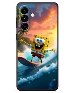 Чохол для Samsung Galaxy A18 4G з картинкою «Губка Боб серфінгіст» Чохол для Samsung Galaxy A18 4G з картинкою «Губка Боб серфінгіст»