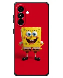 Чохол для Samsung Galaxy A18 4G з картинкою «Спанч Боб на червоному» Чохол для Samsung Galaxy A18 4G з картинкою «Спанч Боб на червоному»