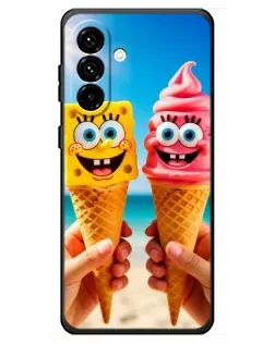 Чохол для Samsung Galaxy A18 4G з картинкою «Спанч Боб морозиво» Чохол для Samsung Galaxy A18 4G з картинкою «Спанч Боб морозиво»